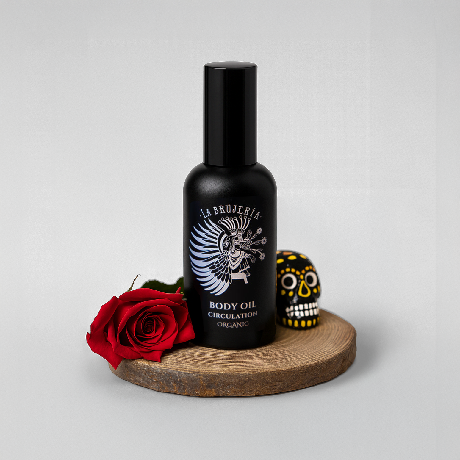 Body circulation duo: body oil + body scrub