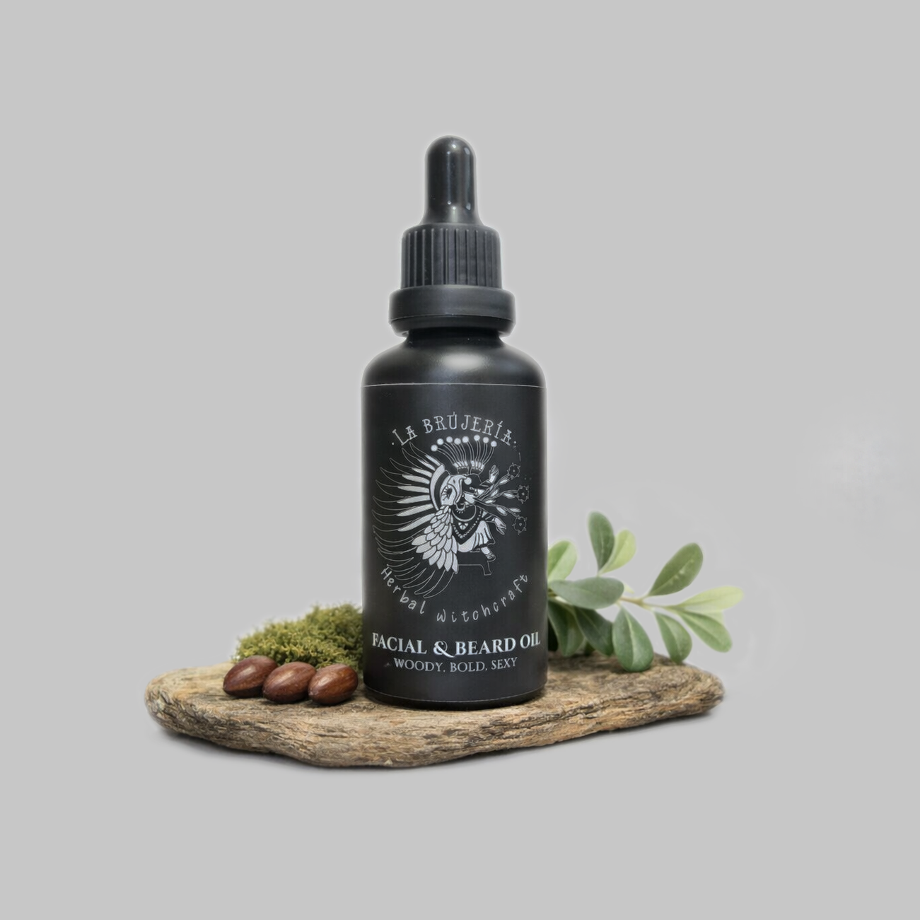 Andlits-og skeggolía